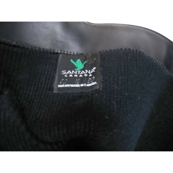 Santana Canada Womens Boots Black Block Heel Side Zip Waterproof 10 - Picture 6 of 7